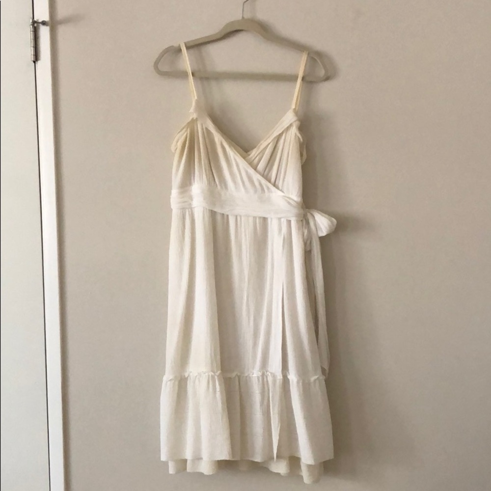 Diane von Furstenberg white cotton sundress